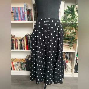 Retro Torrid Polka Dot Swing Skirt!